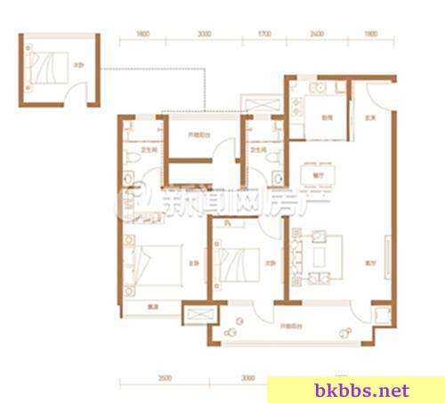 李沧发力城市更新 总170万起置业地铁旁89㎡套三