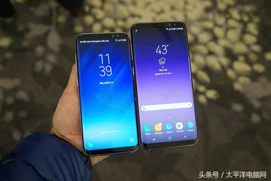 三星S8/S8 真机对比图赏：5.8寸和6.2寸，选哪款？