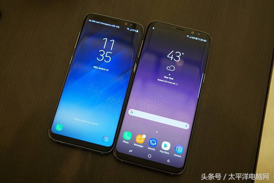 三星S8/S8 真机对比图赏：5.8寸和6.2寸，选哪款？