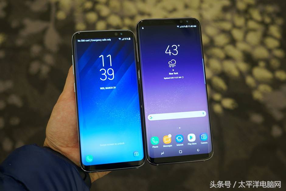 三星S8/S8 真机对比图赏：5.8寸和6.2寸，选哪款？