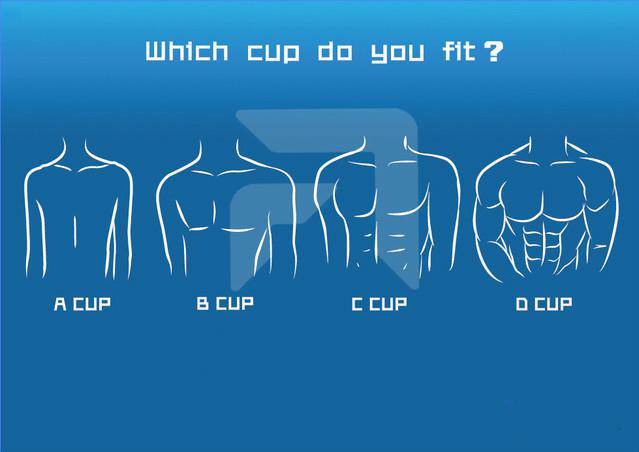 你想要女人有个大cup，你自己的cup够大吗