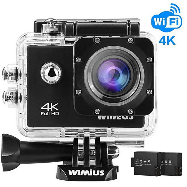 WIMIUS 4K Wi-Fi运动相机超高清16MP