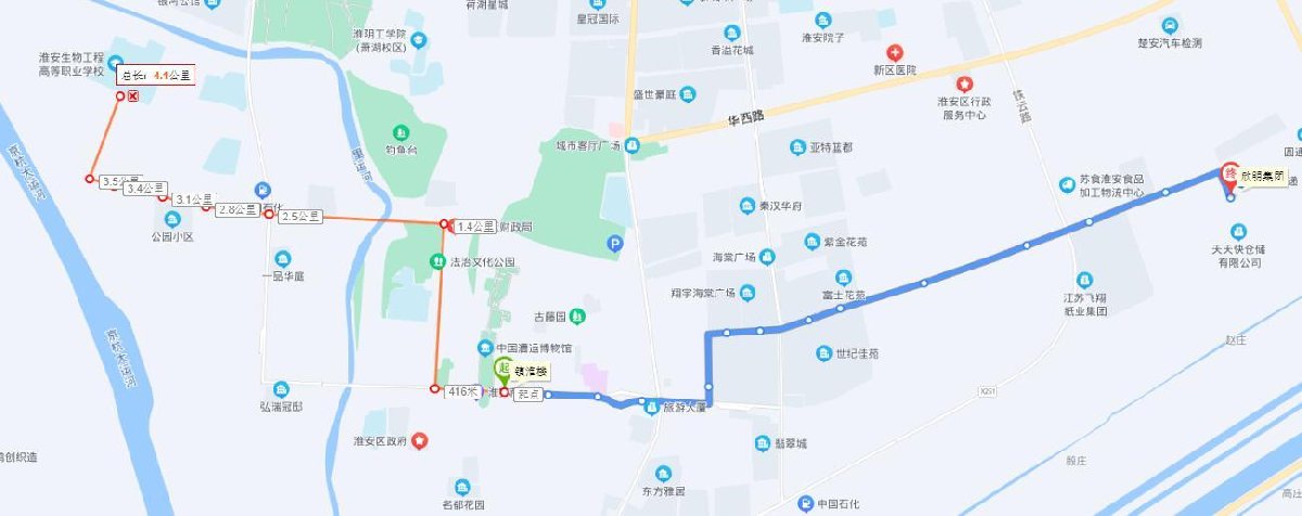 2022淮安关于拟调整市区公交12路等12条线路公示