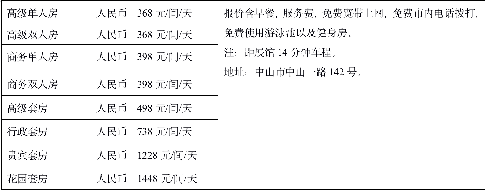 2022中山游博会附近住酒店推荐