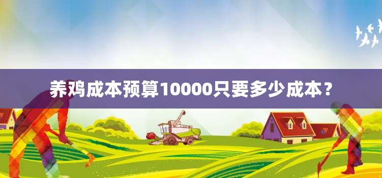 养鸡成本预算10000只要多少成本？