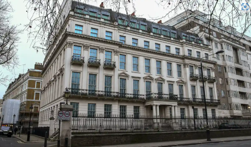 卫报:许家印20年初2.05亿镑购买的伦敦豪房目前被挂牌出售
