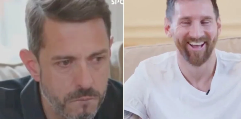 梅西接受采访 梅西对球迷的感动瞬间