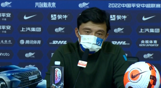 谢晖:上半场我们和三镇机会一样多,但是转化成进球还欠缺