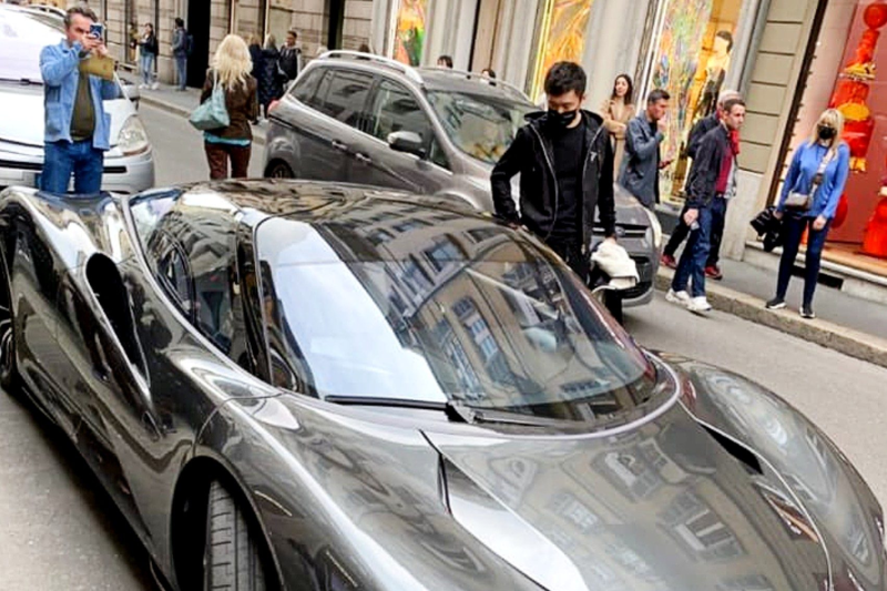 张康阳米兰吃饭