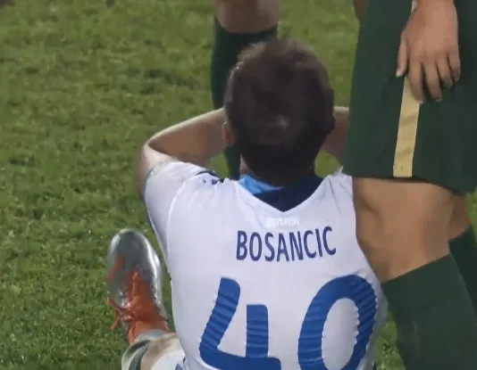 大连晚报:大连人外援博桑季奇跟腱断裂,赛季确定报销