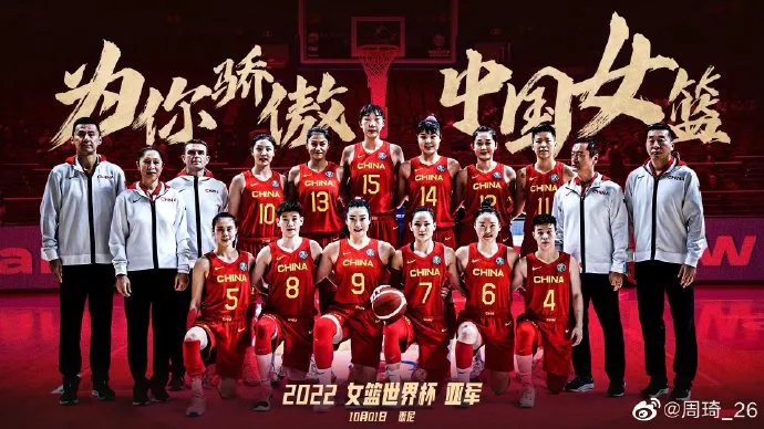 中国女篮希望 中国男篮周琦 中国男篮希望之星 祝贺女篮夺得冠军